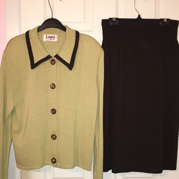 Laura by Altzia 2 pc Skirt Set Size 10 - Picture 2 of 5